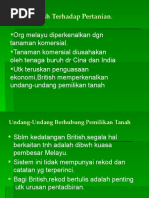 Dasar British Dan Kesannya Terhadap Ekonomi Negara