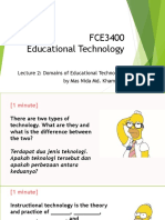 Lecture 2 Domains of Educational Technology