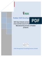 Rsdc-Skill - Gap - Study-Rubber Technology and Manufacturing Process of Rubber Products PDF