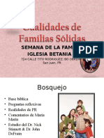 Familia - Familias Sólidas - presentado en  Ig Betania II AIC, PR
