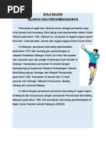 Sejarah Bola Baling