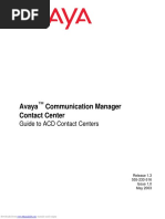Communication Manager Contact Center