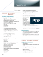 Sociology Sample Test