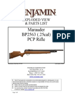 Exploded View & Parts List for Marauder BP2563 (.25cal) PCP Rifle