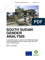 South Sudan Gender Analysis