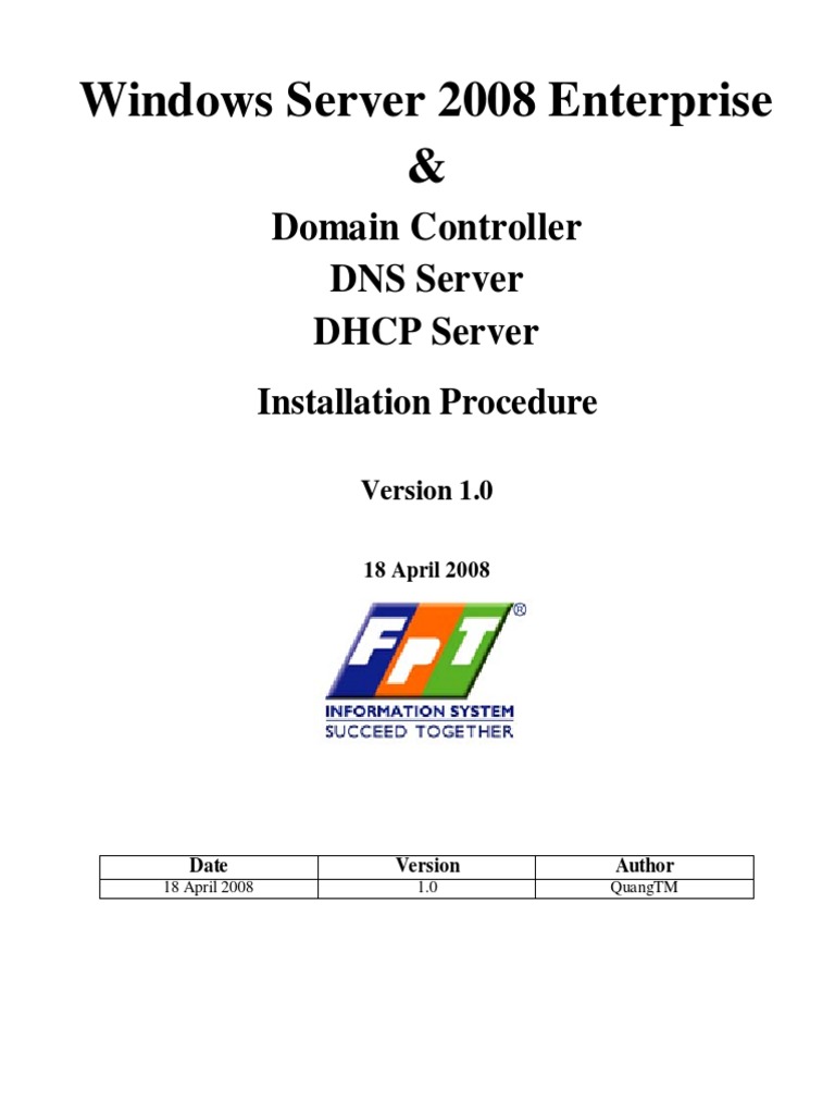 Install and Configure Active Directory DNS and DHCP On Windows Server ...