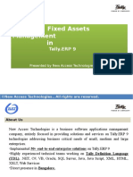 Fixed Assets in Tally - Erp 9
