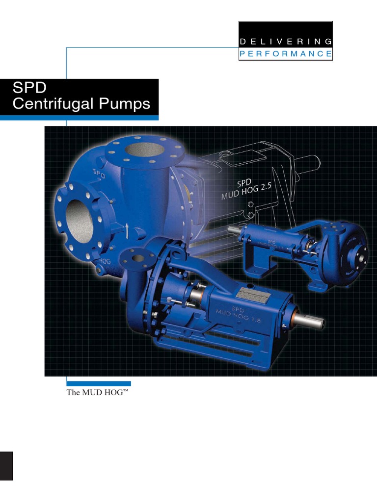 SPD Centrifugal Pumps Catalogue PDF | PDF | Pump | Machines