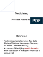 Text Mining: An Introduction