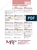 Calendario Laboral Cartagena 2016 PDF