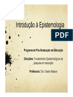 Teste Epistemologia