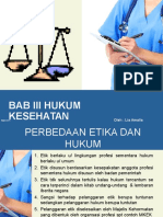 Bab III Hukum Kesehatan