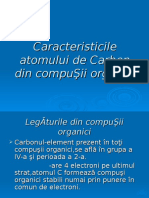 Caracteristicile Atomului de Carbon Din Compusii Organici