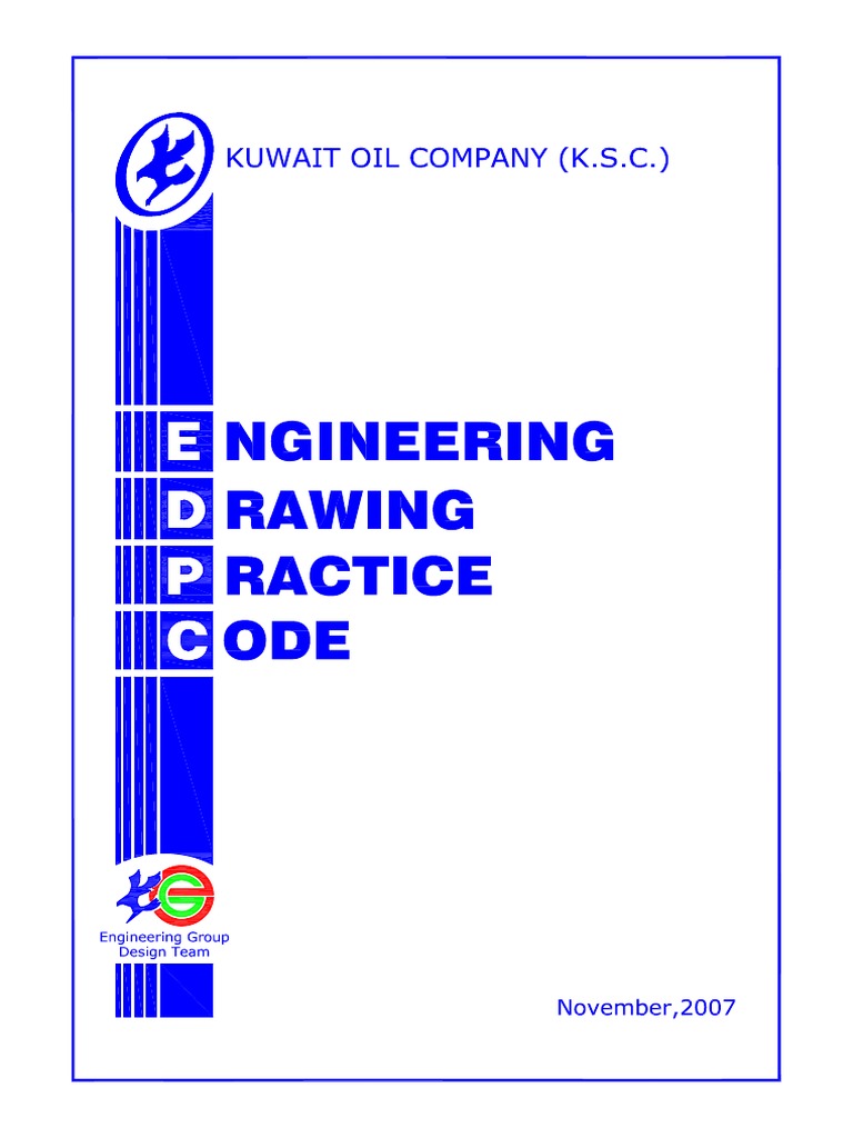 Engineering Drawing Practice Code of Kuwait Oil Company PDF | PDF