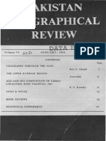 Pakistan Geographical Review 1964 Vol. 19 No. 1