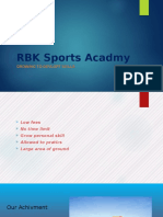 RBK Sports Acadmy: Growing To Devlopt Skills