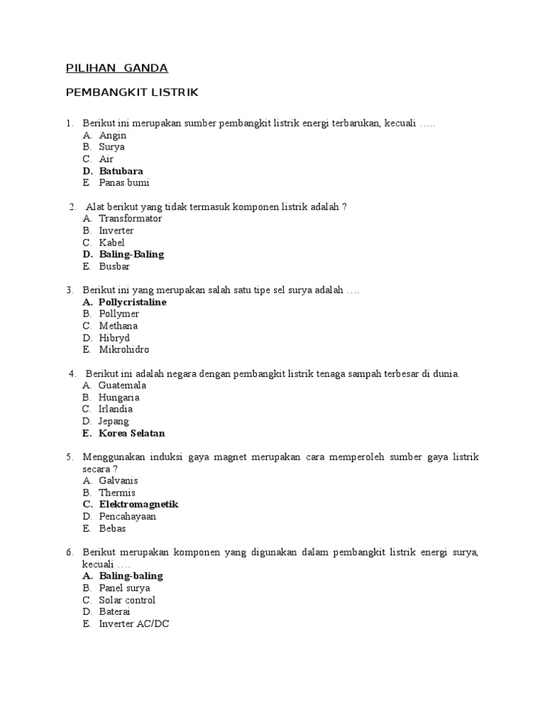 Bank Soal Prakarya Rekayasa Buat Siswa