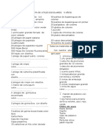 Lista de Utiles Escolares 5 Años (Autoguardado)