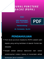 Post Dural Puncture Headache (PDPH)