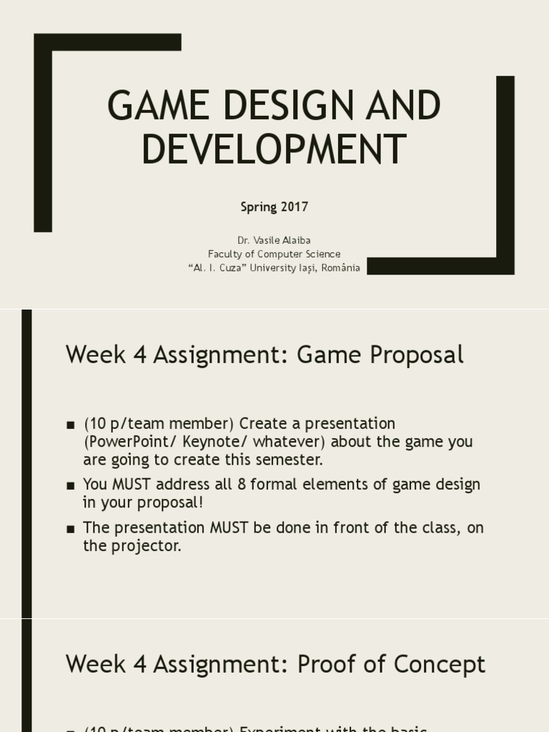 Assignment 4 | PDF | Games & Activities