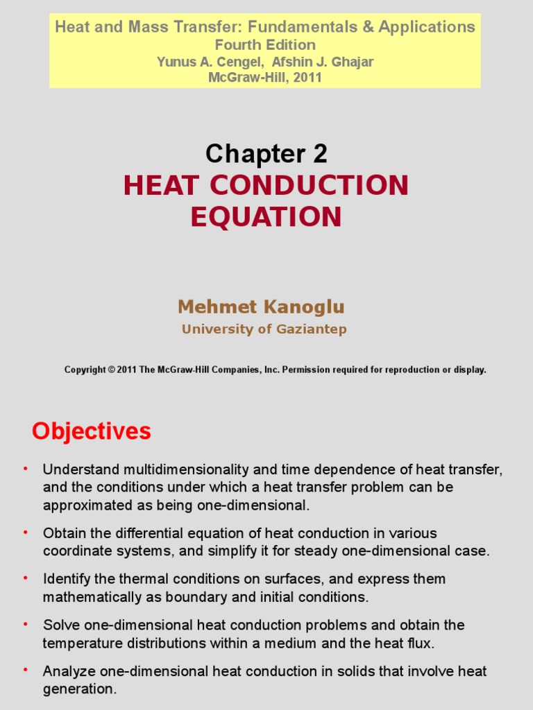 Heat 4e Chap02 Lecture | PDF | Thermal Conduction | Heat