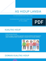 Kualitas Hidup Lansia