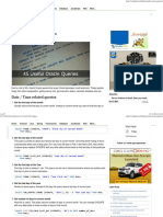 45 Useful Oracle Queries For Oracle Developers PDF