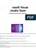 Microsoft Visual Studio Team: Foundation Server 2015 Update 2.1
