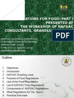Regulations for Food: Understanding NAFDAC's Role