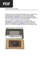 Intel Ted Hoff Instructions Hardware Software Pentium CPU Socket Motherboard Heat Sink