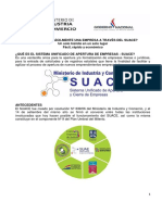 Guia de Apertura y Formalizacion de Empresas Del SUACE PDF