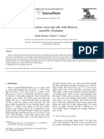 Dyes and Pigments Volume 74 Issue 2 2007 (Doi 10.1016/j.dyepig.2006.03.007) Rakhi Shanker Padma S. Vankar - Dyeing Cotton, Wool and Silk With Hibiscus Mutabilis (Gulzuba) PDF