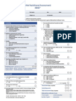 Mini Nutritional Assessment