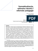 Napredak 2012 2 06 V Rajic Samoaktualizacija Optimalna Iskustva Napredak 153 2 235 247 2012