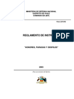 Honores, Paradas y Desfiles, Risc - 902