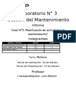 Caratula Caso 3 Gestion de Mantenimiento