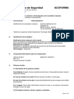 Ácido glutámico-L Ficha de Datos de Seguridad