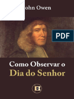 Como Observar o Dia Do Senhor Por John Owen