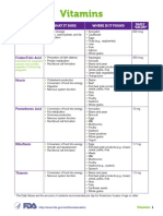 Vitamins and Minerals Guide