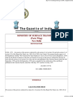 The Gazette of India: Ministry of Surface Transport (Ports Wing) New Delhi