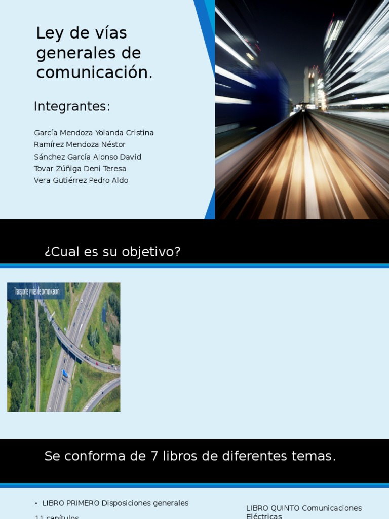 Ley de Vías Generales de Comunicación México