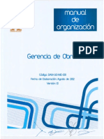 Manual Organización de Gerencia de Obras