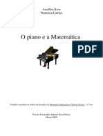 A relação entre o piano e a matemática