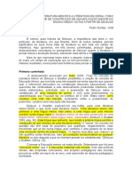 A Literatura Menor e a Literatura Em Geral Como Possibilidade de Construção de Uma Educação Menor No Ensino Médio