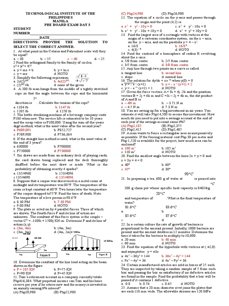 Technological Institute of the Philippines Geometry Mathematics