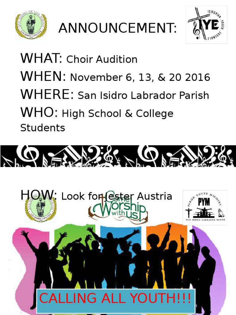 Announcement: What: When: Where: Who | PDF | Social Science | Art