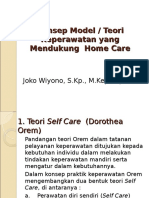 Teori Pendukung Homecare