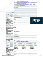 Registration Form For Admission Under Ews/Dg Category For THE SESSION 2017­18 Directorate Of Education, Old Secretariat, Delhi­110054 General Details of the Child (बŗे का सामाР िववरण)