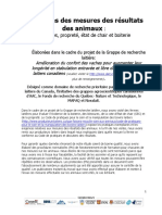 3-Mesures Sur Animaux - Grappe de Recherche Laitière - Fra