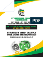 National Policy Conference 2017 Strategy and Tactics